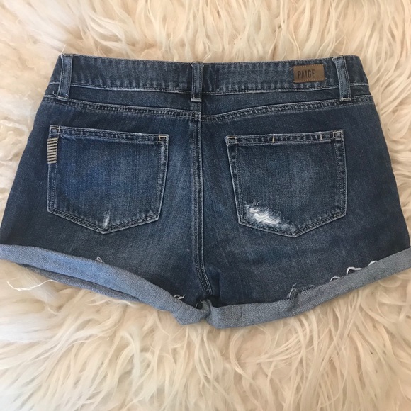 ❤️Paige Roll Up Denim distressed shorts - Picture 4 of 4